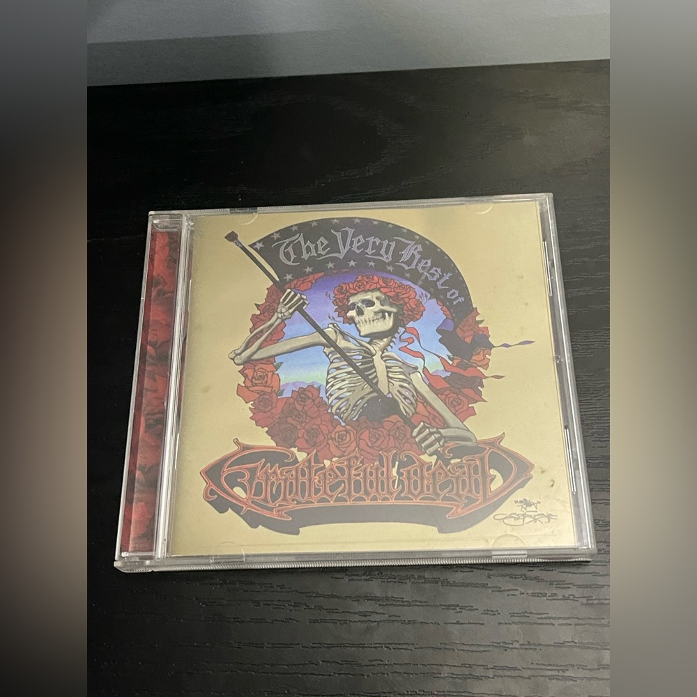 Grateful Dead CD with Red and Cream Cover